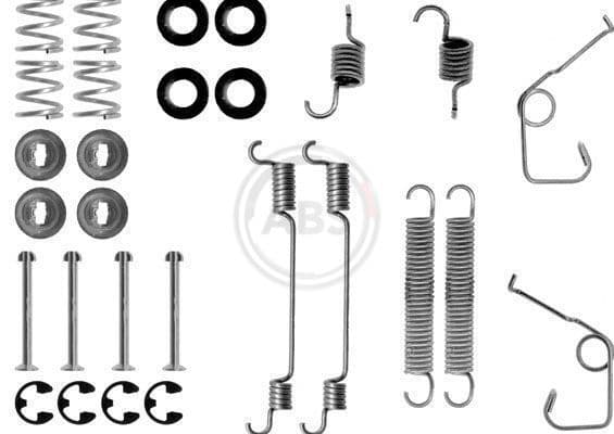 Set accesorii, sabot de frana ABS 0706Q