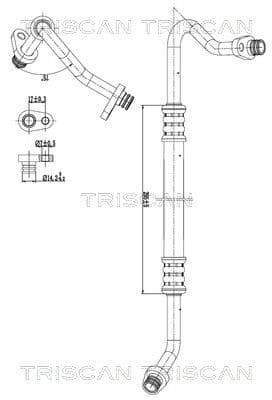 conducta presiune variabila,aer conditionat TRISCAN 9010 28037