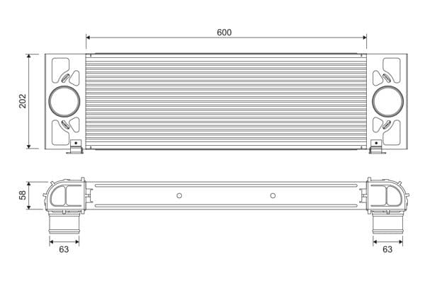 Intercooler, compresor VALEO 818376