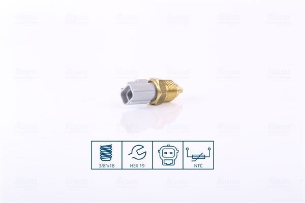 senzor,temperatura lichid de racire NISSENS 207057