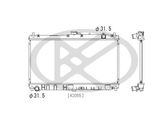 Radiator, racire motor KOYORAD PL060650