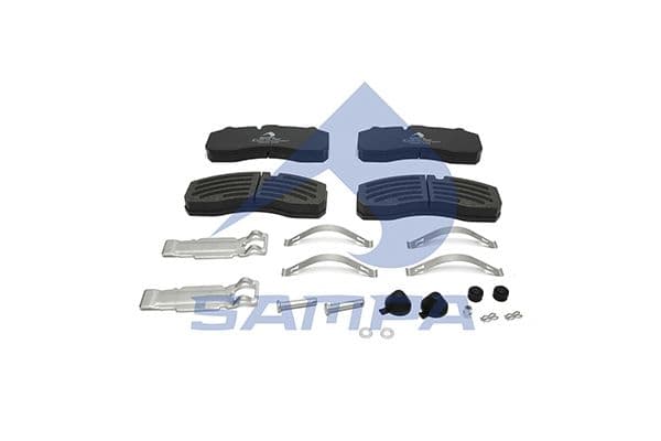 set placute frana,frana disc SAMPA 096.605