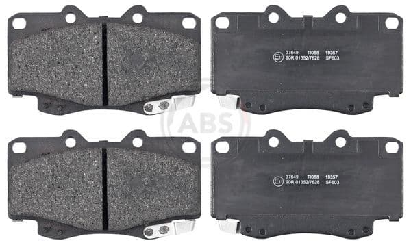 set placute frana,frana disc ABS 37649