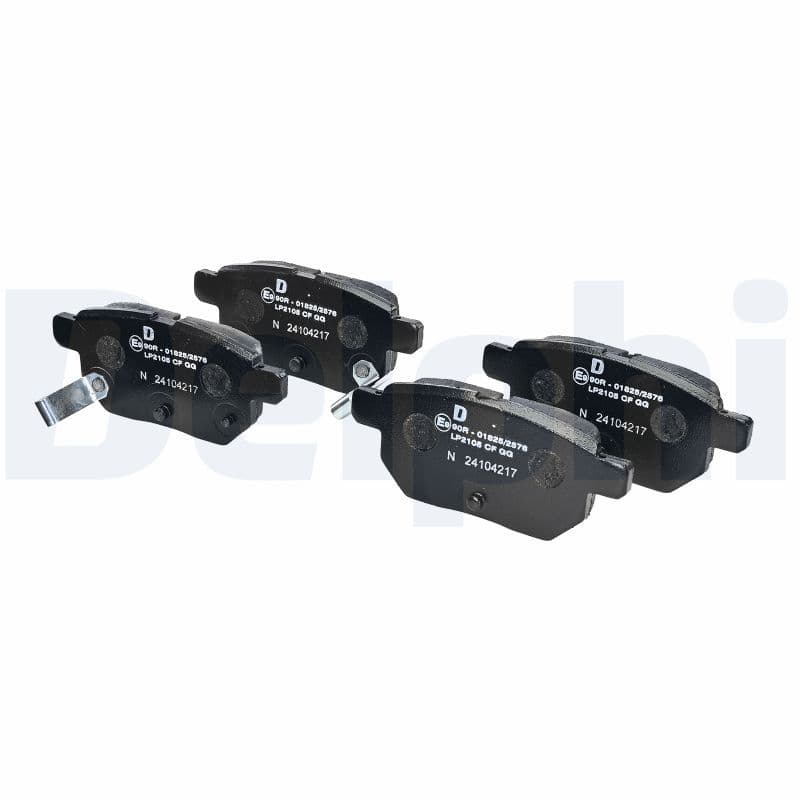 set placute frana,frana disc DELPHI LP2105