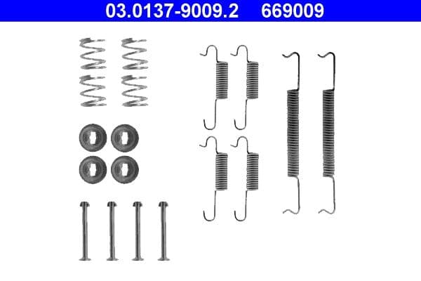 Set accesorii, sabot de frana ATE 03.0137-9009.2