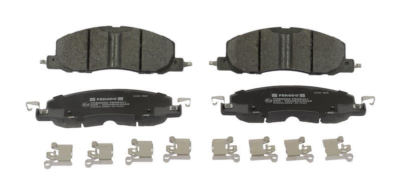 set placute frana,frana disc FERODO PREMIER ECO FRICTION FDB5622