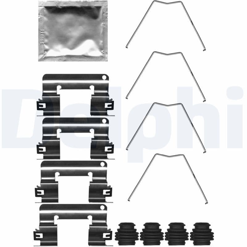 Set accesorii, placute frana DELPHI LX0713