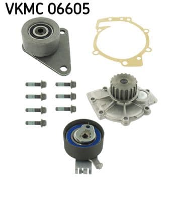 Set pompa apa + curea dintata SKF VKMC 06605