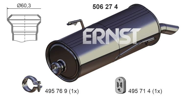 Toba esapament finala ERNST 506274