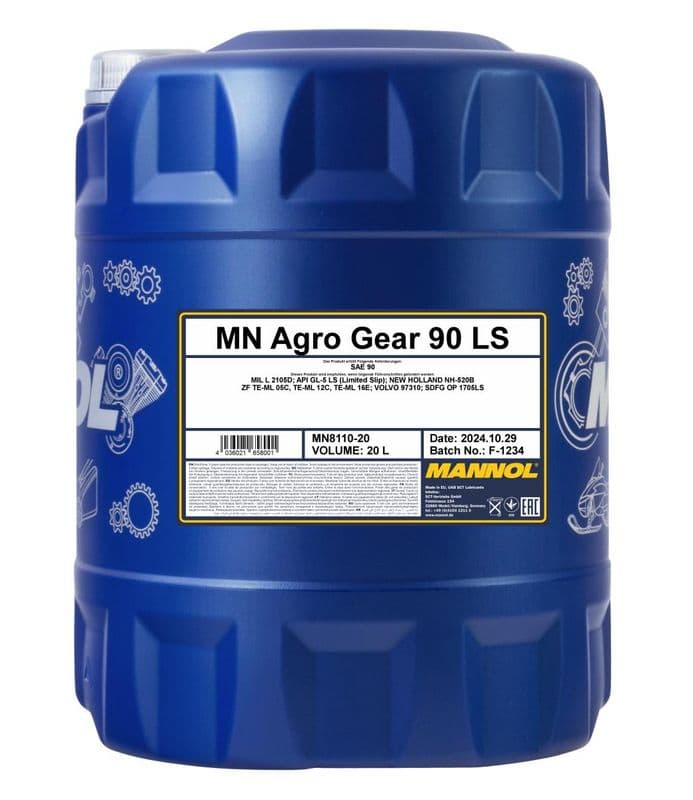 ulei de transmisie SCT - MANNOL Mannol 8110 Agro Gear 90 LS MN8110-20