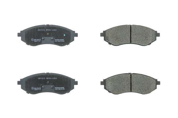 set placute frana,frana disc AISIN Premium ADVICS by BPDO-1002