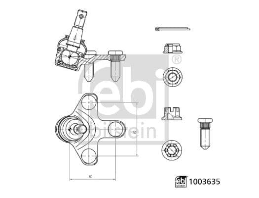 Pivot FEBI BILSTEIN 1003635
