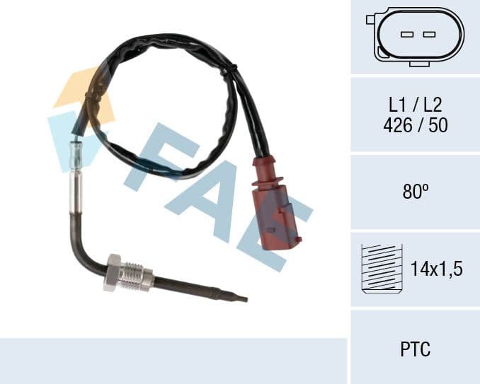 Senzor, temperatura gaze evacuare FAE 68036