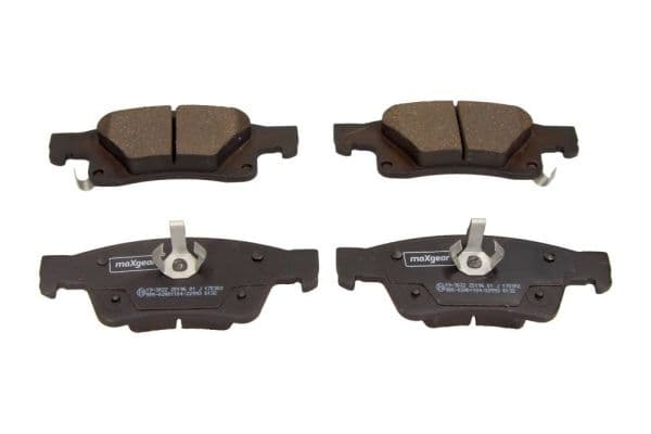 set placute frana,frana disc MAXGEAR 19-3022