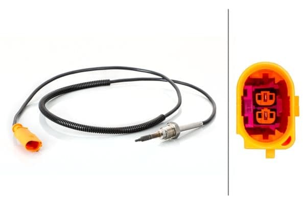 Senzor, temperatura gaze evacuare HELLA 6PT 014 494-801