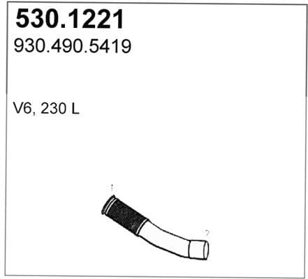 Racord evacuare ASSO 530.1221