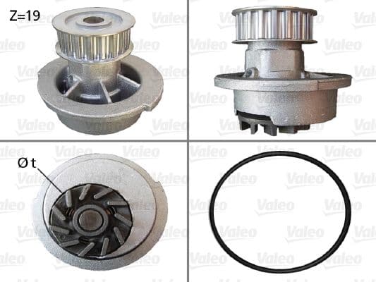 Pompă de apă, răcire motor VALEO 506007