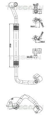 conducta presiune variabila,aer conditionat TRISCAN 9010 29136