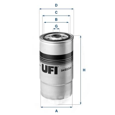filtru combustibil UFI 24.023.00