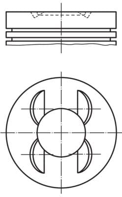 Piston MAHLE 028 PI 00153 000