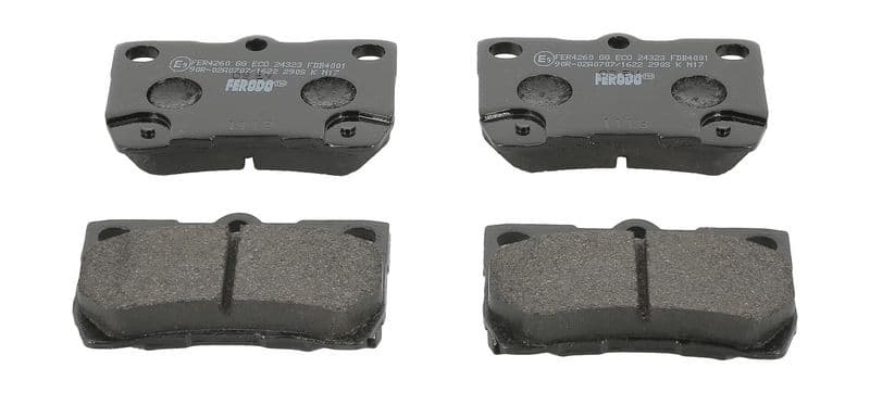 set placute frana,frana disc FERODO PREMIER ECO FRICTION FDB4001