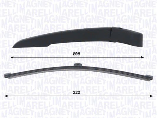 Set stergatoare, curatare parbriz MAGNETI MARELLI 000723180449