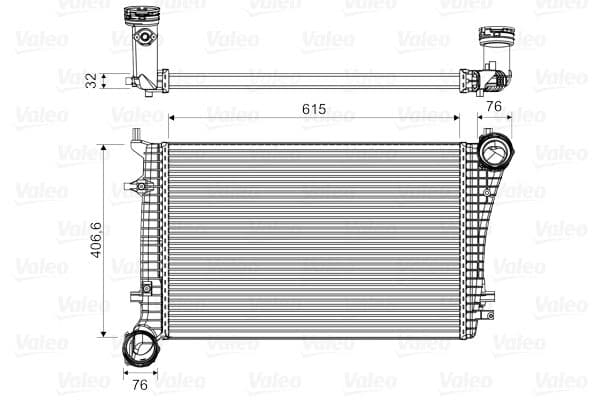 Intercooler, compresor VALEO 818675