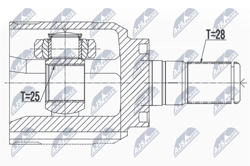Set articulatie, planetara NTY NPW-HY-536