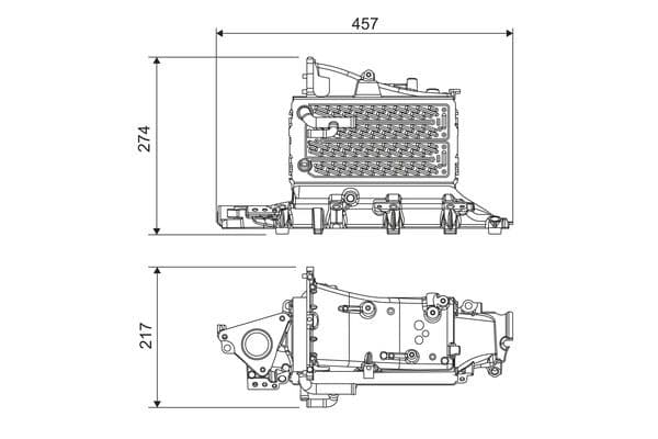 Intercooler, compresor VALEO 818685