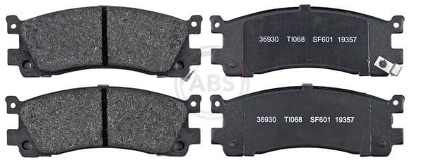 set placute frana,frana disc ABS 36930