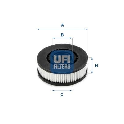Filtru, aerisire bloc motor UFI 27.689.00