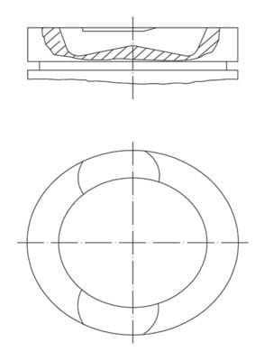 Piston MAHLE 037 PI 00107 000