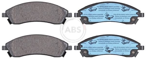 set placute frana,frana disc ABS 37570