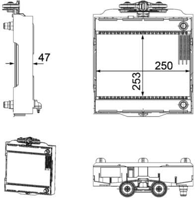 Radiator, racire motor MAHLE BEHR *** PREMIUM LINE *** CR 923 000P