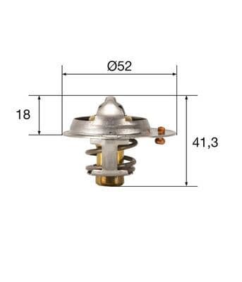 termostat,lichid racire MAHLE BEHR TX 85 82