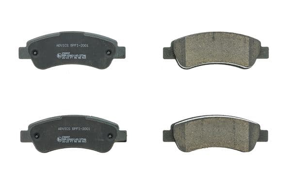 set placute frana,frana disc AISIN Premium ADVICS by BPFI-2001