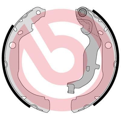 Set saboti frana BREMBO ESSENTIAL LINE S 68 549