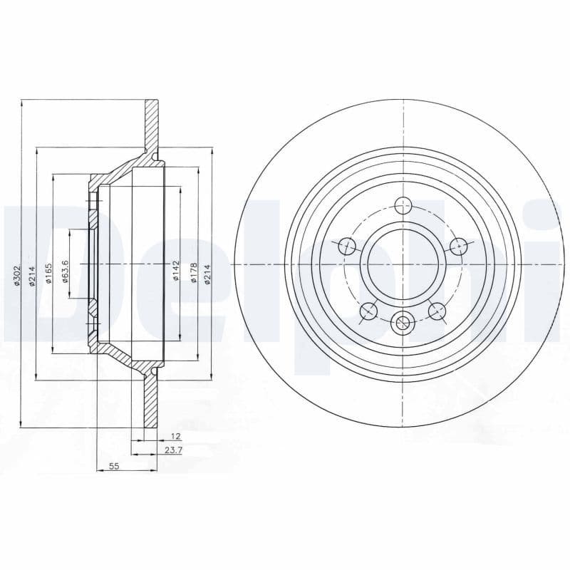 Disc frana DELPHI BG4238C