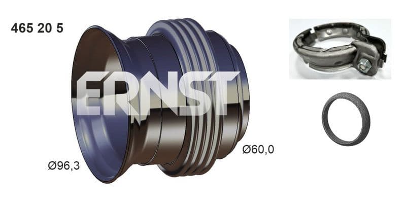 Teava reparatie, catalizator ERNST Set 465205
