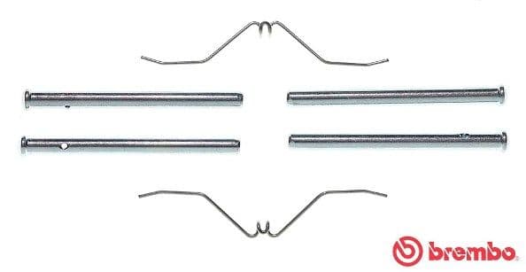 Set accesorii, placute frana BREMBO PRIME LINE A 02 264