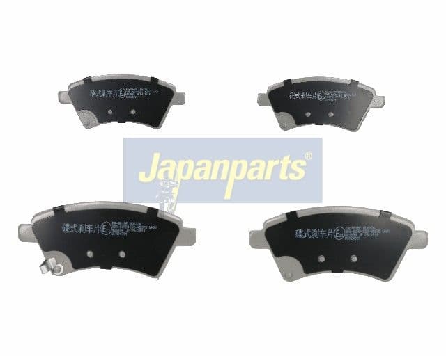 set placute frana,frana disc JAPANPARTS PA-801AF