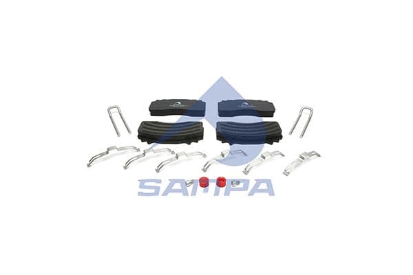 set placute frana,frana disc SAMPA 092.824