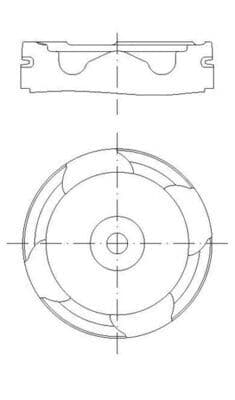 Piston MAHLE 227 PI 00149 000
