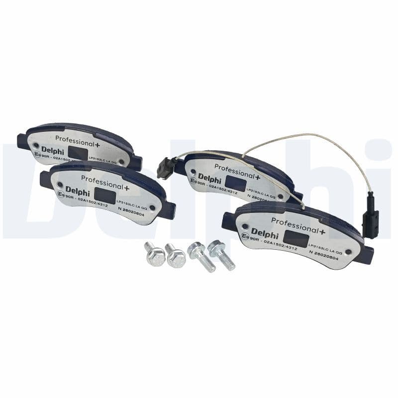 set placute frana,frana disc DELPHI LP3153LC