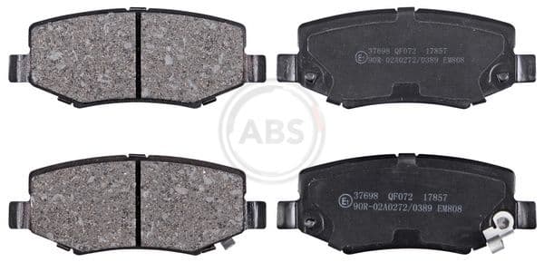 set placute frana,frana disc ABS 37698