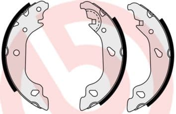 Set saboti frana BREMBO ESSENTIAL LINE S 23 551