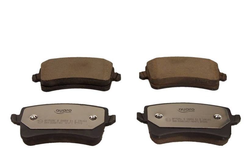set placute frana,frana disc QUARO SILVER CERAMIC QP7525C