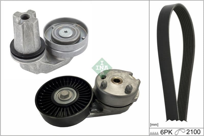 Set curea transmisie cu caneluri Schaeffler INA 529 0422 10