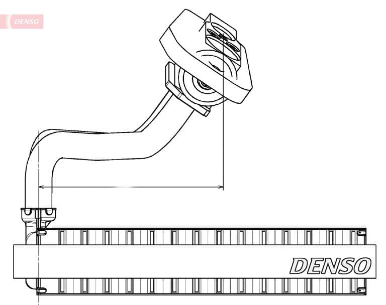 Evaporator, aer conditionat DENSO DEV09020