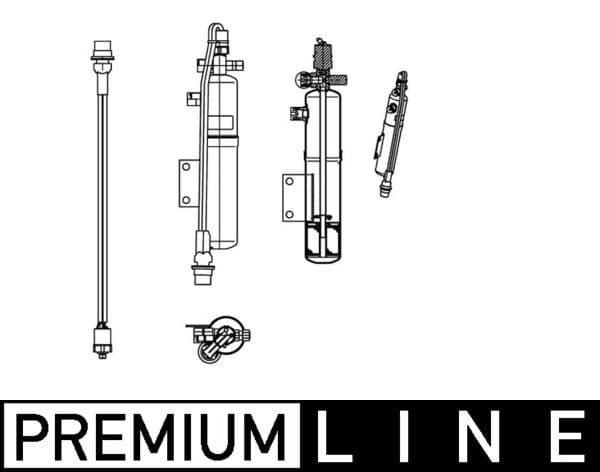 uscator,aer conditionat MAHLE BEHR *** PREMIUM LINE *** AD 226 000P